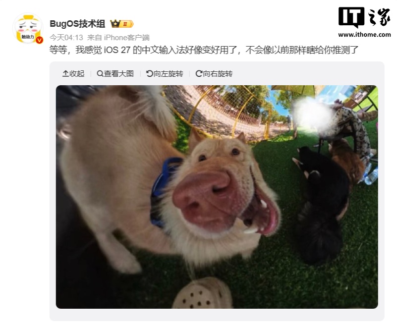 苹果 iOS 27 悄悄更新中文输入法:标点建议和联想词更准确,找生僻字更方便