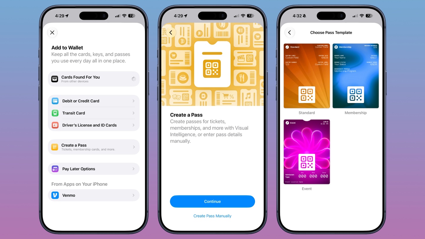 苹果 iOS 27 升级钱包应用:支持 AI 导入票证
