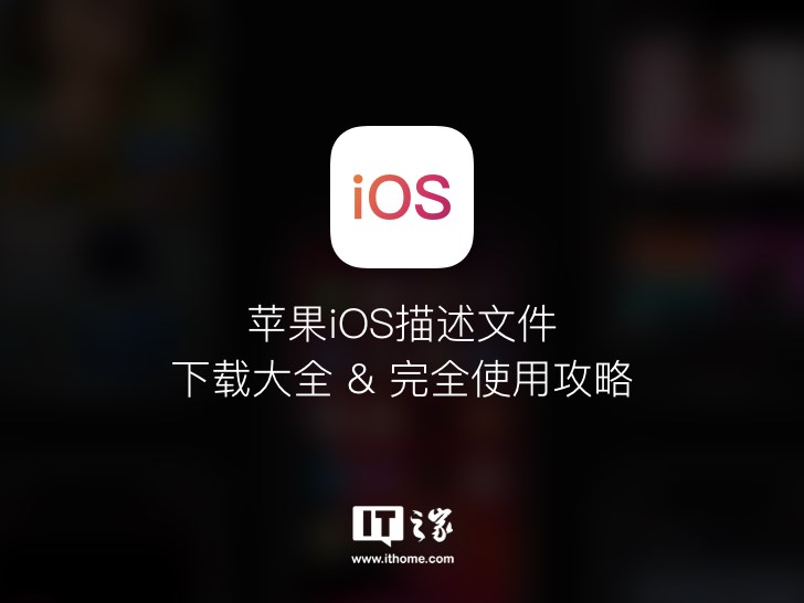 苹果 iOS 描述文件下载大全 &amp; 完全使用攻略：玩测试版 / 限制升级……